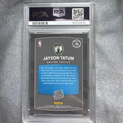 2017-18 Panini Donruss Optic Jayson Tatum #198 PSA 10 GEM MT Rookie RC - Image 2