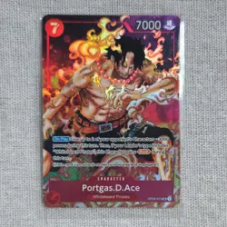 Portgas.D.Ace Super Rare Foil OP02-013 Paramount War 7000 One Piece CCG - Image 3