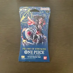Bandai One Piece Card Game Pillars of Strength Booster Pack 12 Cards - Image 1