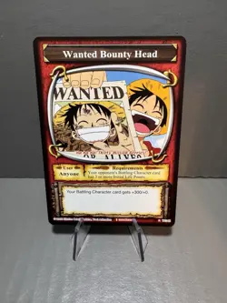 One Piece CCG - The Quest Begins - Wanted Bounty Head - Rare - Image 1