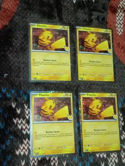(4×) Pikachu 051/162 Cosmos Holo Pokemon Day 2026 Stamped Promo NM/Mint - Image 3