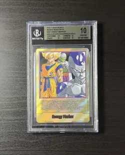 Fusion World Manga Booster 01 E-57 Energy Marker Gold Dragon Ball Super BGS - Image 1