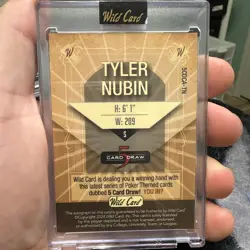 💥- 2024 Wild Card 5 Card Draw - TYLER NUBIN - /2 Rookie Auto -💥 - Image 2