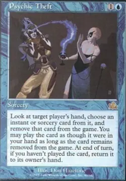 MTG magic cards 1x Psychic Theft Prophecy Light Play, English - Image 1