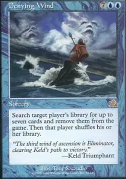 MTG magic cards 1x Denying Wind Prophecy Light Play, English - Image 1