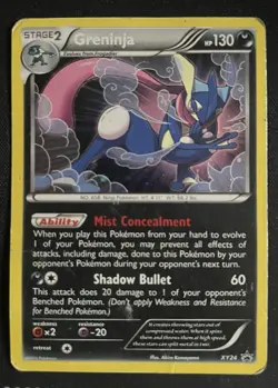 Pokemon Greninja XY24 XY Holo Promo Stage 2 Card 130 HP - Image 1
