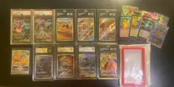 Pokemon Graded Cards Bulk Lot - Image 1
