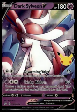 Dark Sylveon V Holofoil Promo SWSH: Sword & Shield Promo Cards SWSH134 NM - Image 1