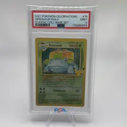 PSA 9 Pokemon Card Lot Celebrations Charizard, Blastoise & Venusaur Starters Set - Image 2