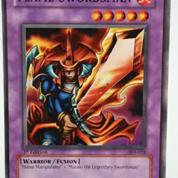Yu-Gi-Oh! Flame Swordsman SDJ-024 1st Edition Near Mint NM TCG Card - Image 3