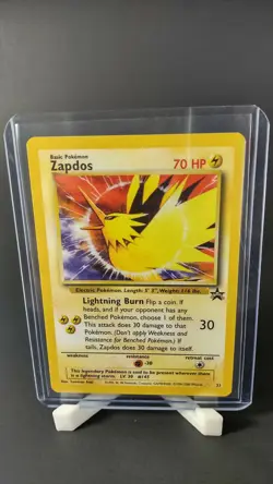 Zapdos Black Star Promo #23 Pokemon Card 2000 Near Mint - Image 1