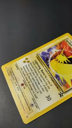 Zapdos Black Star Promo #23 Pokemon Card 2000 Near Mint - Image 3