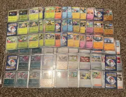 Pokemon TCG Scarlet & Violet Base Set Semi Complete Master Set NM 325 Cards - Image 1