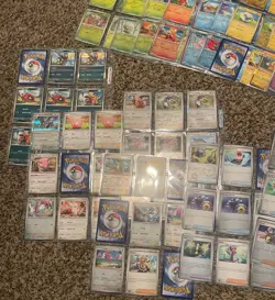 Pokemon TCG Scarlet & Violet Base Set Semi Complete Master Set NM 325 Cards - Image 4