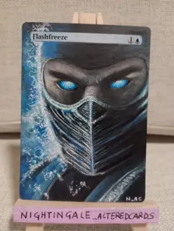 Flashfreeze Mtg- Subzero From Mortal Kombat Alter Card - Image 1