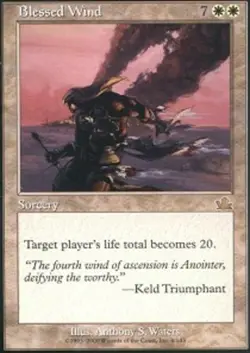 MTG magic cards 1x Blessed Wind Prophecy Light Play, English - Image 1