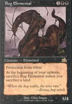 MTG magic cards 1x Bog Elemental Prophecy Light Play, English - Image 1