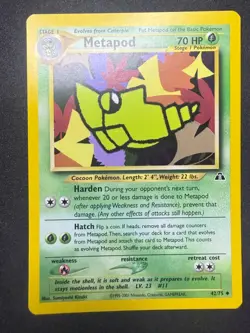 Metapod 42/75 | Neo Discovery | Uncommon | Pokemon Card | NM - Image 1