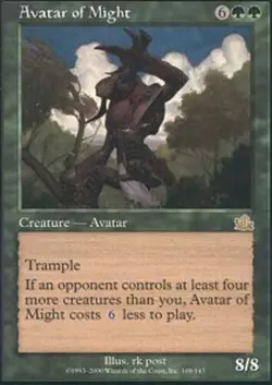 MTG magic cards 1x Avatar of Might Prophecy Light Play, English - Image 1