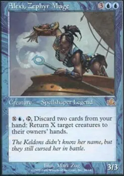 MTG magic cards 1x Alexi, Zephyr Mage Prophecy Light Play, English - Image 1
