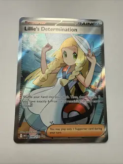 Pokemon Lillie's Determination Full Art Ultra Rare Holo Trainer Card 169/132 - Image 1