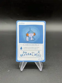 Pokedoodles Series 1 Mudskip - Mudkip 01/90 Pokemon Fan Art Derpy Card - Image 1
