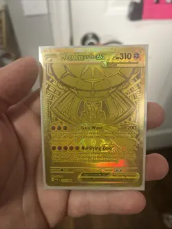 Mega Zygarde EX GOLD 124/088 ME03: Perfect Order Hyper Rare Pokemon Card NM/MINT - Image 3