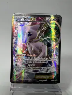 Pokemon Mew EX Full Art Holo Promo XY126 XY 120 HP Basic Card - Image 1
