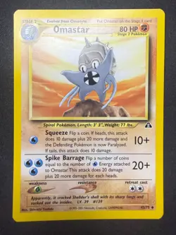 Omastar 43/75 | Neo Discovery | Uncommon | Pokemon Card | NM - Image 1