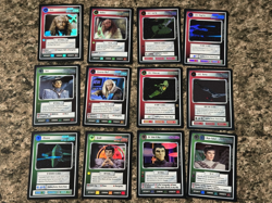2000 STAR TREK CCG REFLECTIONS FOILS LOT OF 26 CARDS - NO DUPLICATES - Image 1