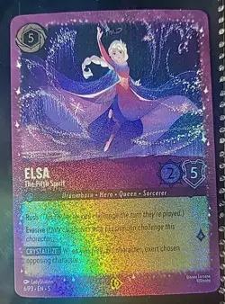 Elsa - The Fifth Spirit 6 Disney Lorcana Promo Cards Holo - Image 1