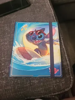 Disney Lorcana TCG Stitch Lorebook Card Portfolio Binder - Image 1