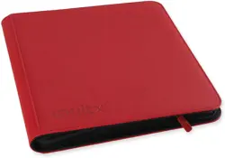 Vault X - 12XL Pocket Trading Card Zip Binder - Red - Image 1