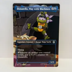 Donatello, Way with Machines (Borderless) 197, MTG Teenage Mutant Ninja Turtles - Image 1