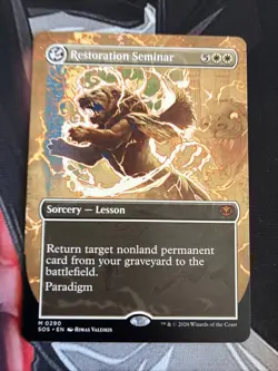 Restoration Seminar X1 BORDERLESS -NM/M- Secrets of Strixhaven - Image 1