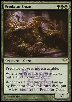Predator Ooze 1x FOIL DKA MTG Dark Ascension Rare MINT green - Image 1