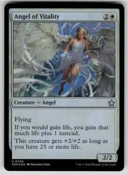 Angel of Vitality Foil U Foundations 706 NM - Image 1