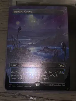 MTG Unfinity- Watery Grave Borderless Galaxy Foil 529 - Image 4