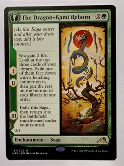 The Dragon-Kami Reborn - 473 - NEO - NM - MTG Magic the Gathering - Image 1