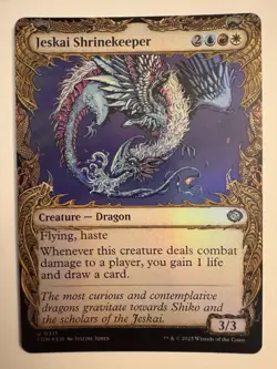 Jeskai Shrinekeeper (Showcase) (FOIL) - Tarkir: Dragonstorm MTG - Image 1