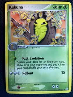 Kakuna 46/113 Delta Species Pokemon English Non Holo 2005 - Image 1