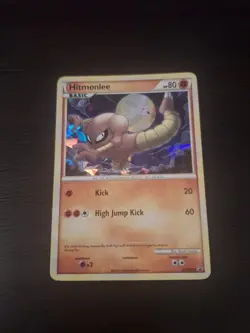 2010 Pokemon Hitmonlee HOLO RARE PROMO #HGS525 NM - Image 1