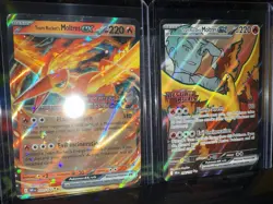 Pokemon TCG Team Rocket's Moltres ex Secret Vault Destined Rivals STAMPED Holos - Image 1