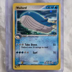 Pokemon Wailord 14/109 EX Ruby & Sapphire Holo Rare 120 HP. Never Played With. - Image 1