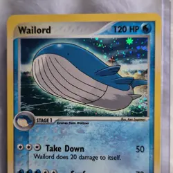 Pokemon Wailord 14/109 EX Ruby & Sapphire Holo Rare 120 HP. Never Played With. - Image 2
