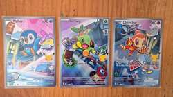 Pokemon First Partner Illustration Collection Series 1 Gen 4 Starter Set - Image 1