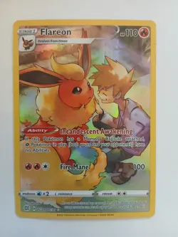 Flareon TG01/TG30 Holo Brilliant Stars Trainer Gallery Pokemon NM/M - Image 1
