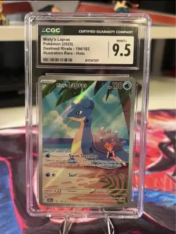 Pokemon Misty's Lapras #194/182 Destined Rivals Illustration Rare Holo CGC 9.5 - Image 1
