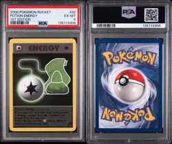 2000 Pokemon 1st Edition Team Rocket - POTION ENERGY #82 - PSA 6, Excellent/Mint - Image 5