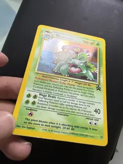 Pokemon 2000 Promo Venusaur Holo Black Star #13 Nintendo LP - Image 2